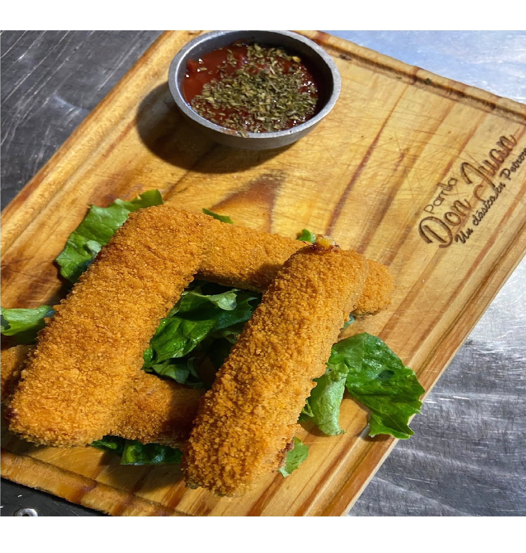 Bastones de queso muzzarella